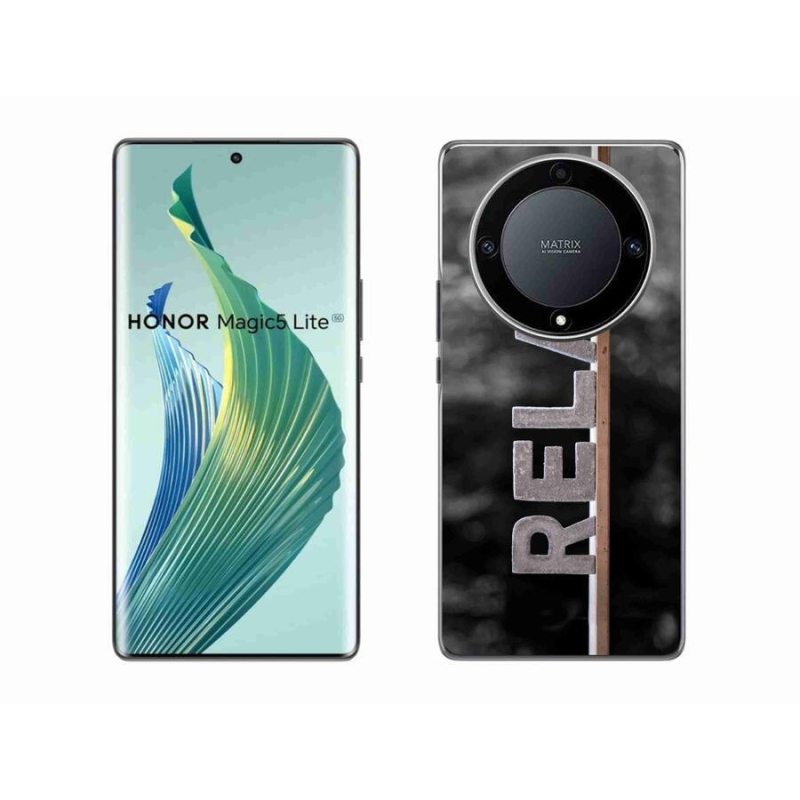 Zselés borítás mmCase a Honor Magic 5 Lite 5G számára - relax 1