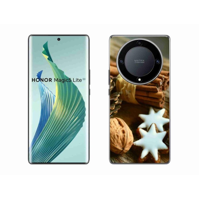 Gél borítás mmCase a Honor Magic 5 Lite 5G számára - fahéj és mézeskalács