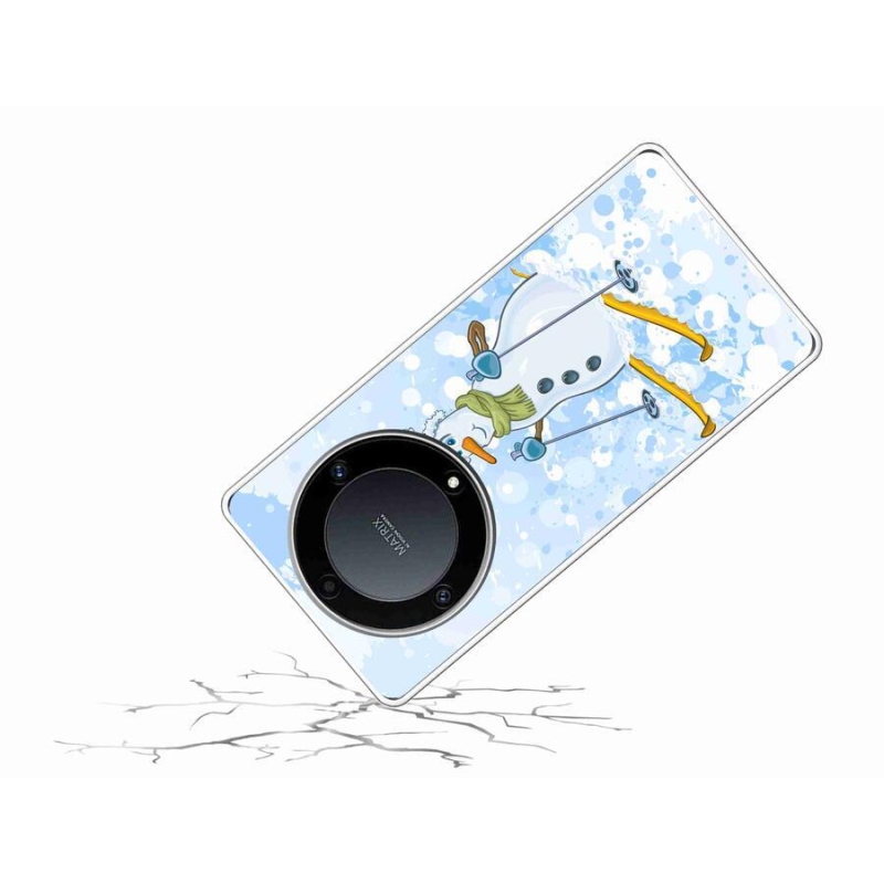 Gél borítás mmCase a Honor Magic 5 Lite 5G számára - hóember