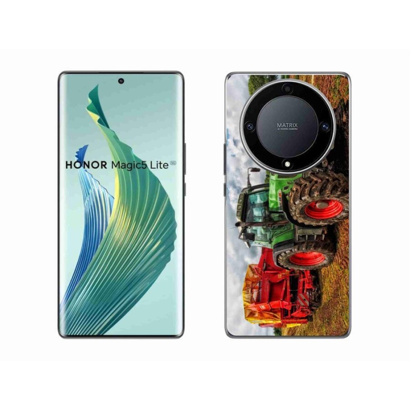 Gél borítás mmCase a Honor Magic 5 Lite 5G számára - traktor 4