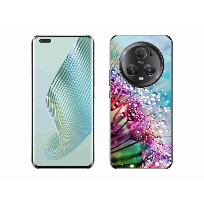 Gél borítás mmCase a Honor Magic 5 Pro 5G számára - színes virágok