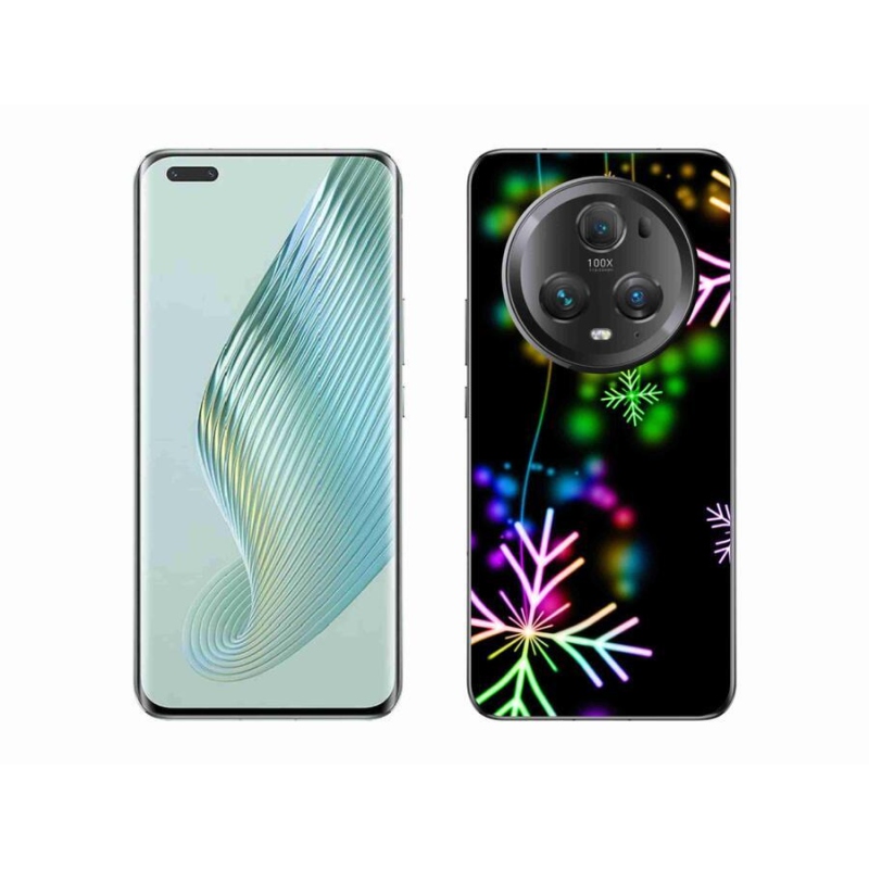 Zselés borítás mmCase a Honor Magic 5 Pro 5G készülékhez - színes pelyhekkel