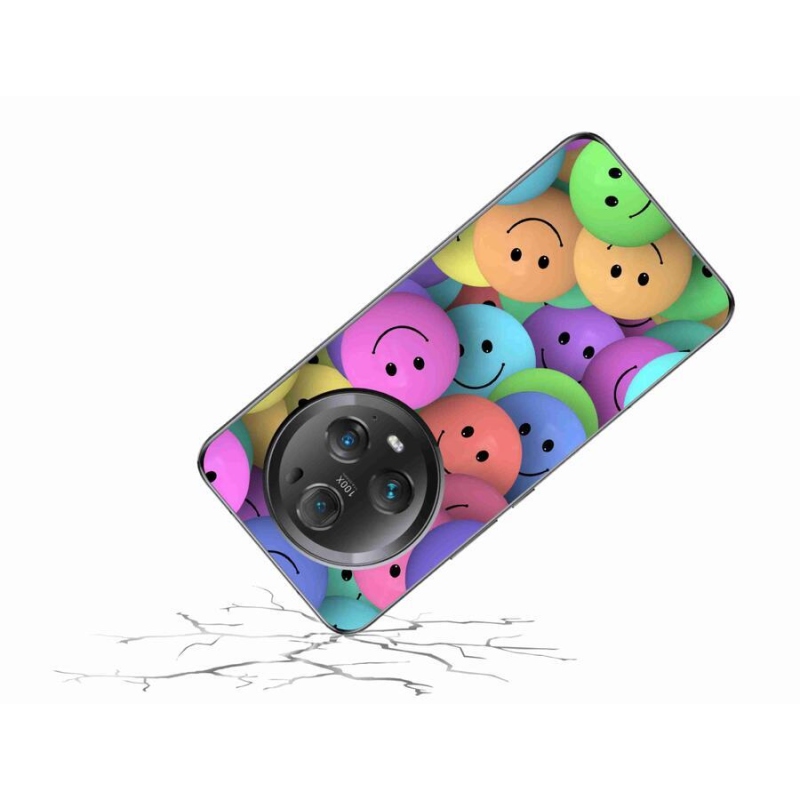 Gél borító mmCase a Honor Magic 5 Pro 5G készülékhez - színes smiley-k