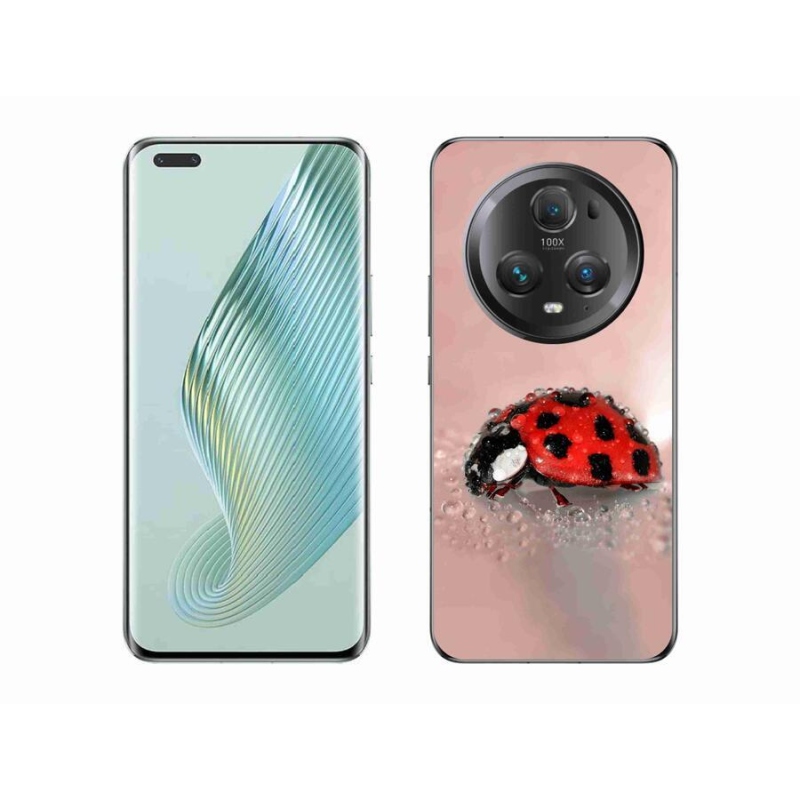 Zselés borítás mmCase a Honor Magic 5 Pro 5G számára - katicabogár
