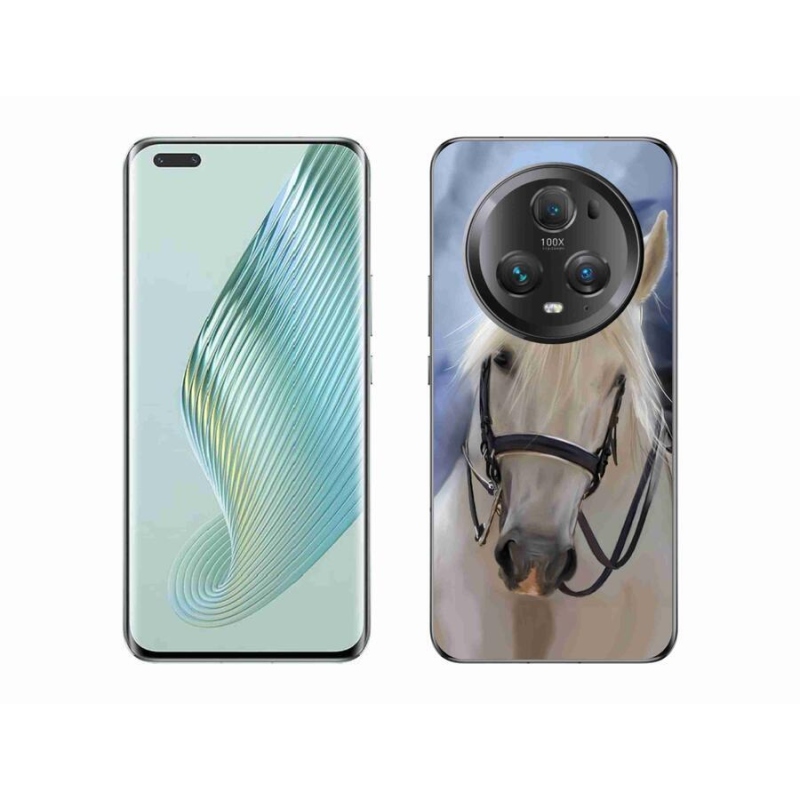 Gél borítás mmCase a Honor Magic 5 Pro 5G készülékhez - fehér ló
