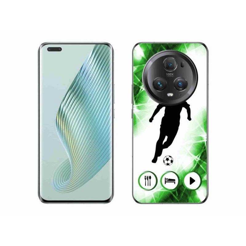 Gél borítás mmCase a Honor Magic 5 Pro 5G számára - focista