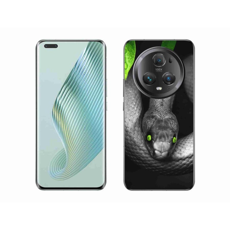 Zselés borítás mmCase a Honor Magic 5 Pro 5G számára - kígyó