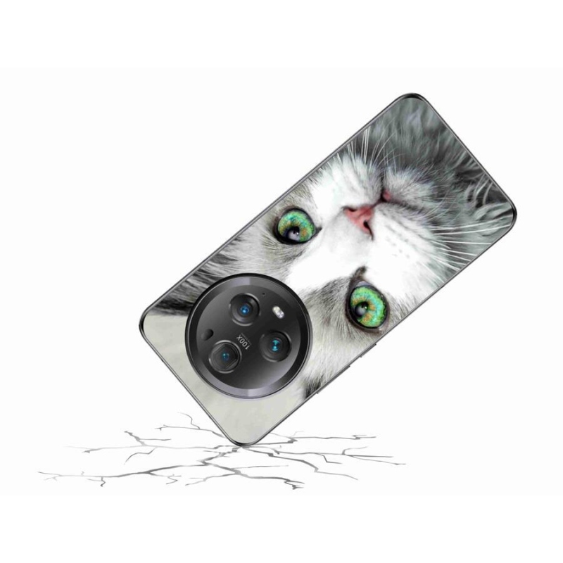 Zselés borítás mmCase a Honor Magic 5 Pro 5G készülékhez - cat view