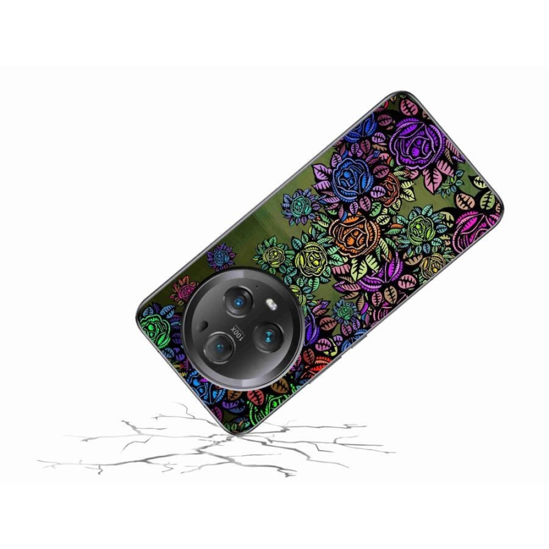Gél borítás mmCase a Honor Magic 5 Pro 5G számára - virágok 6