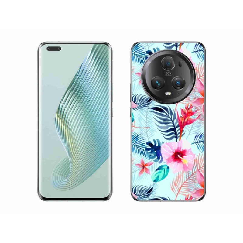 Gél borítás mmCase a Honor Magic 5 Pro 5G számára - virágok