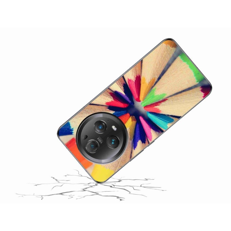 Gél borító mmCase a Honor Magic 5 Pro 5G készülékhez - zsírkréták