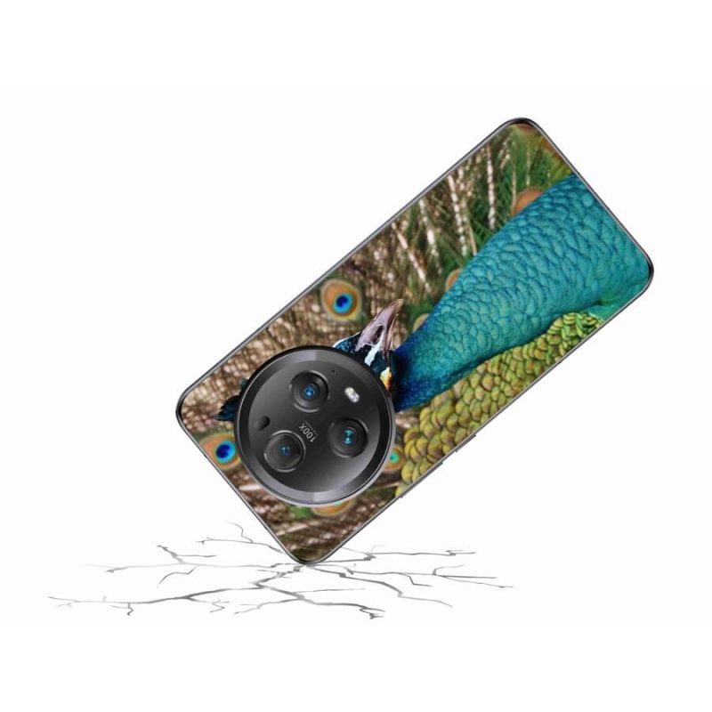 Zselés borítás mmCase a Honor Magic 5 Pro 5G készülékhez - páva