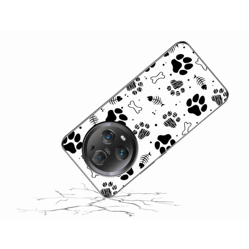 Gél borítás mmCase a Honor Magic 5 Pro 5G készülékhez - kutyamancsok 1