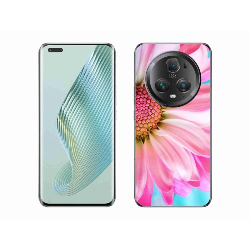 Zselés borítás mmCase a Honor Magic 5 Pro 5G készülékhez - rózsaszín virág