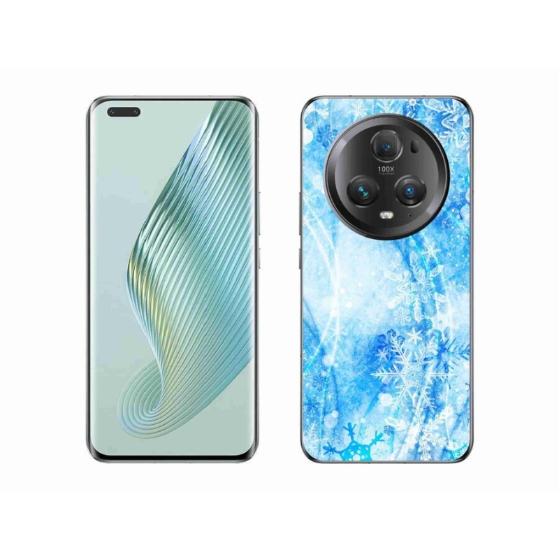 Gél borítás mmCase a Honor Magic 5 Pro 5G készülékhez - hópelyhek