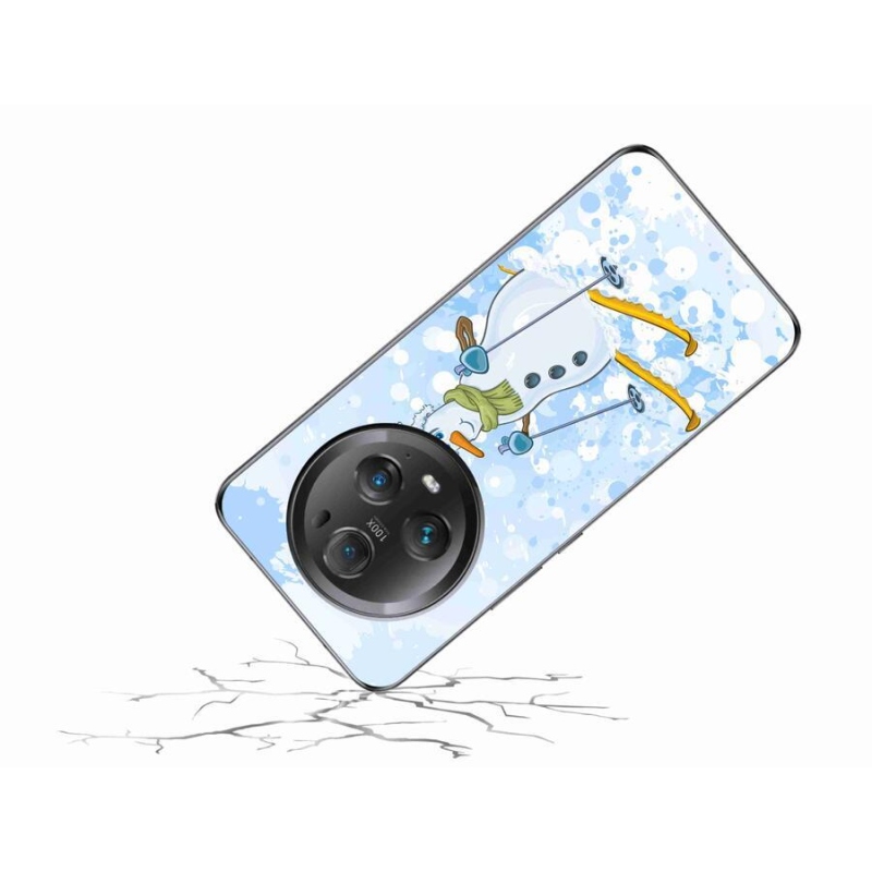 Gél borítás mmCase a Honor Magic 5 Pro 5G számára - hóember
