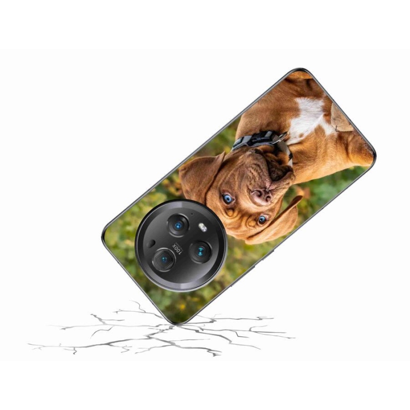 Zselés borítás mmCase a Honor Magic 5 Pro 5G számára - kölyökkutyakék