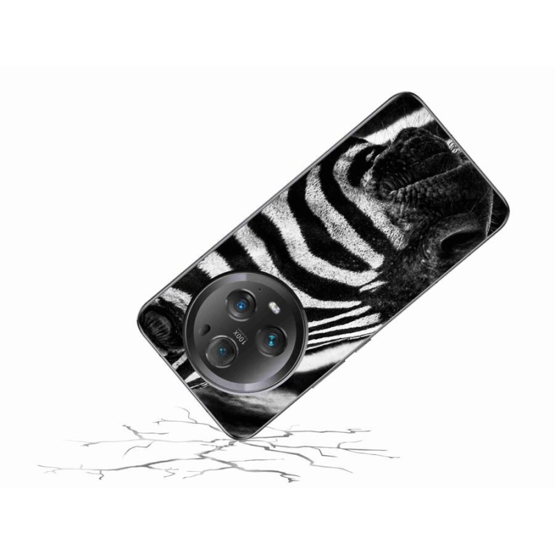 Zselés borítás mmCase a Honor Magic 5 Pro 5G készülékhez - zebra