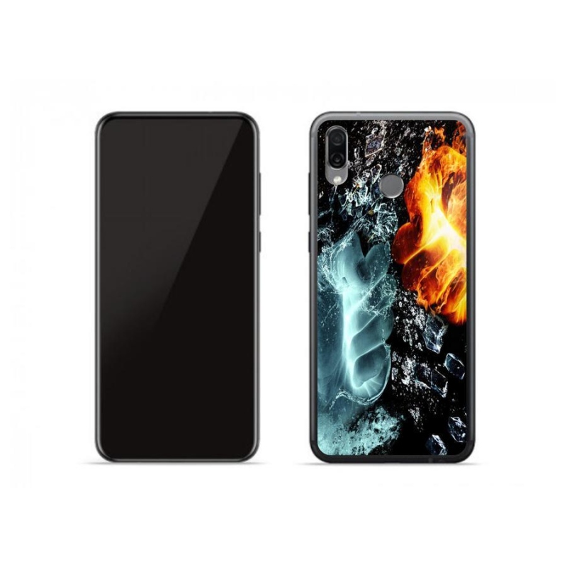 Zselés borítás mmCase a Honor Play-hez - víz és tűz