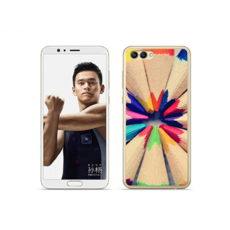 Gél borító mmCase a Honor View 10 készülékhez - zsírkréták