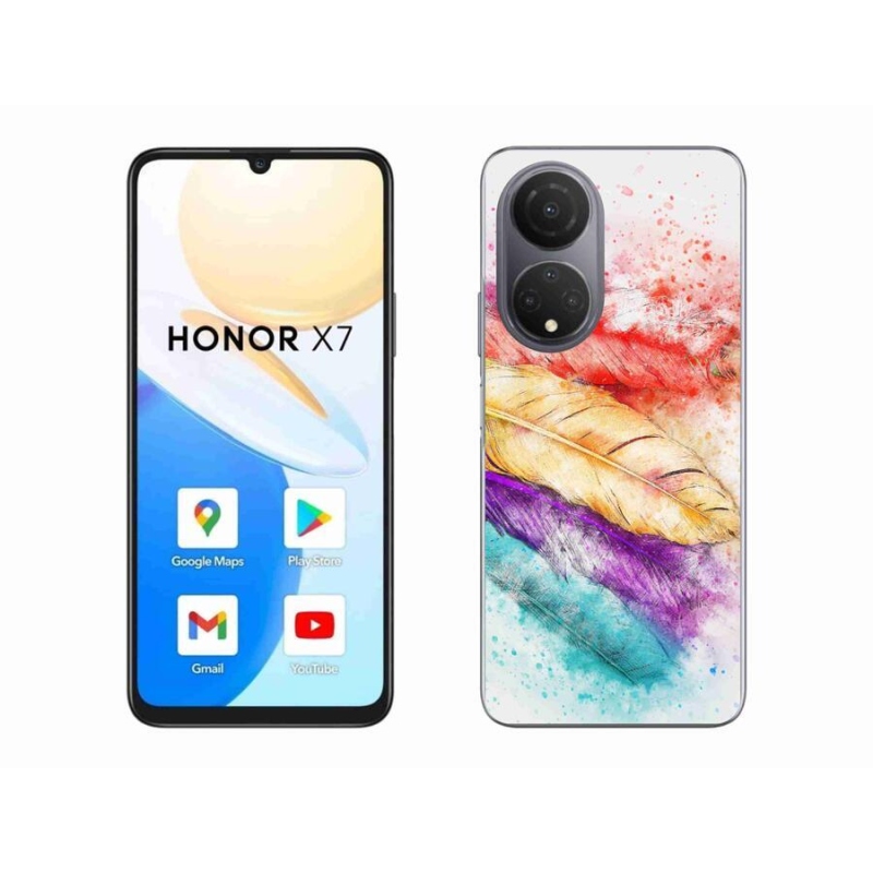 Zselés borítás mmCase a Honor X7-hez - színes toll