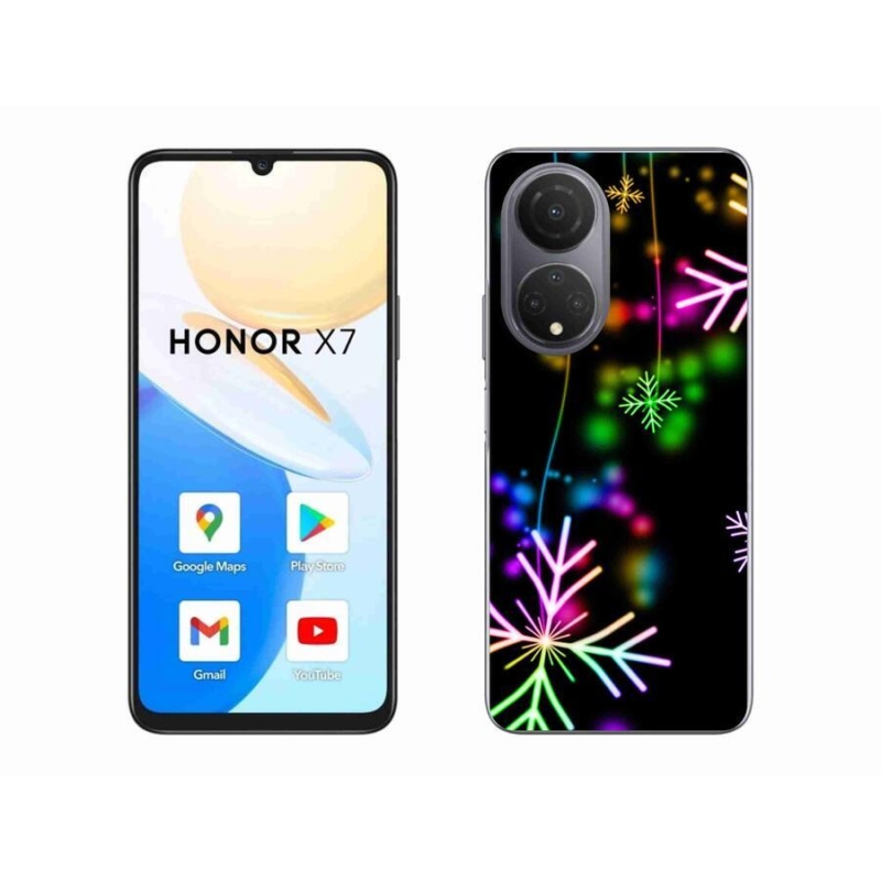 Zselés borítás mmCase a Honor X7-hez - színes pelyhekkel