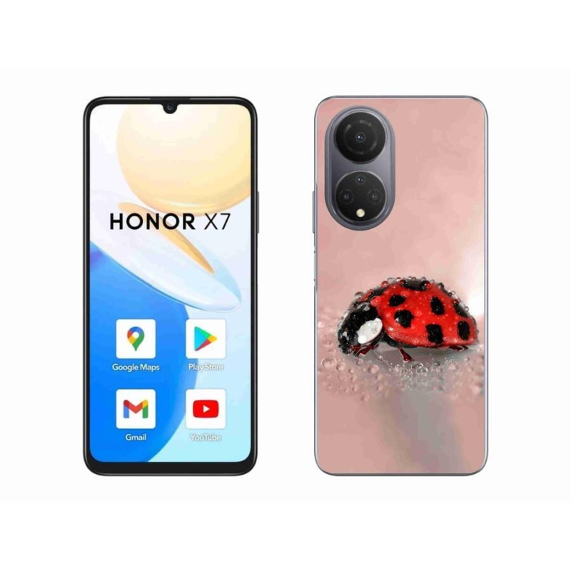 Gél borítás mmCase a Honor X7 készülékhez - katicabogár