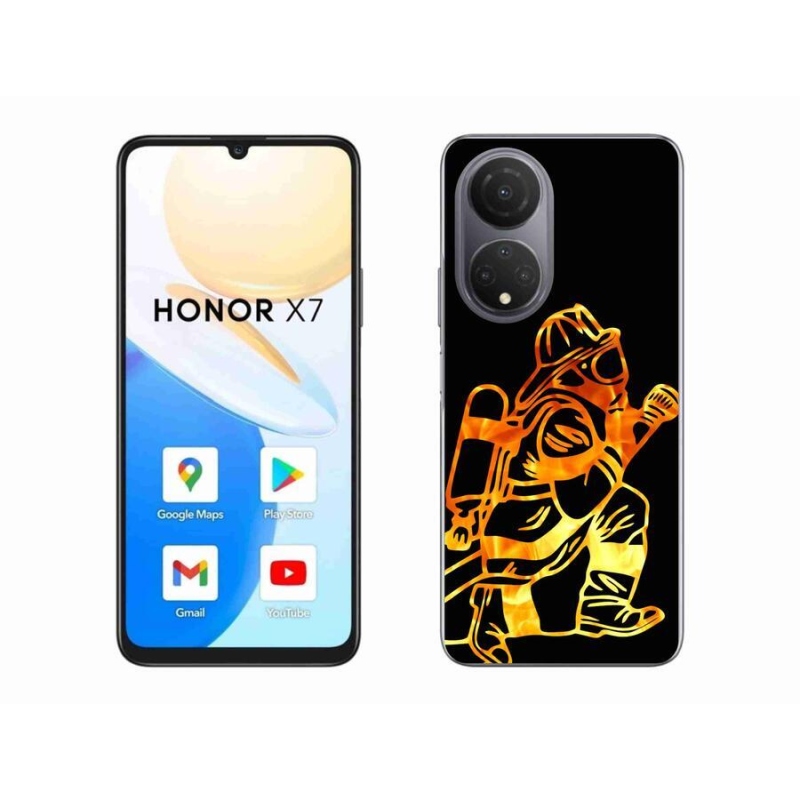 Gél borítás mmCase a Honor X7-hez - tűzoltó 1