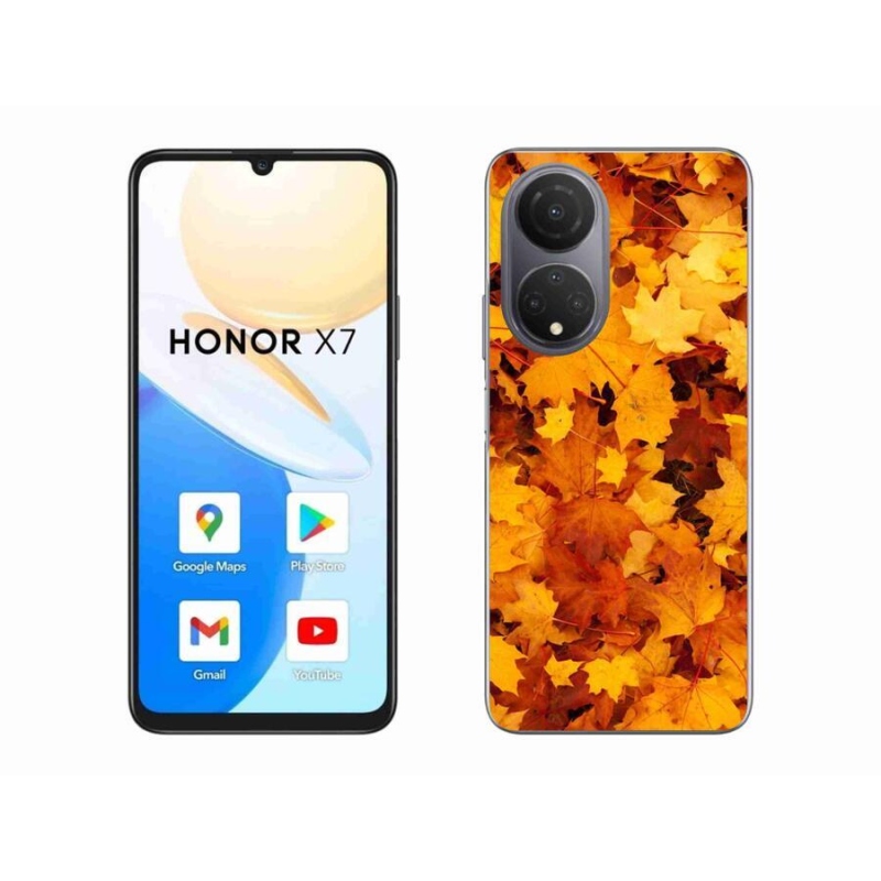 Zselés borítás mmCase a Honor X7-hez - juharlevelek
