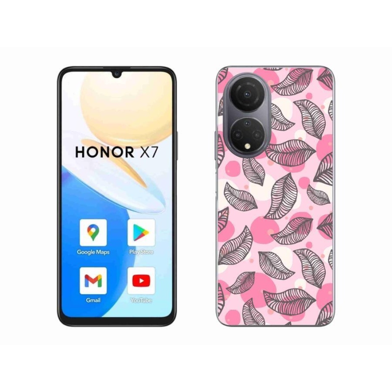 Gél borító mmCase a Honor X7-hez - rajzfilmes hulló levelek