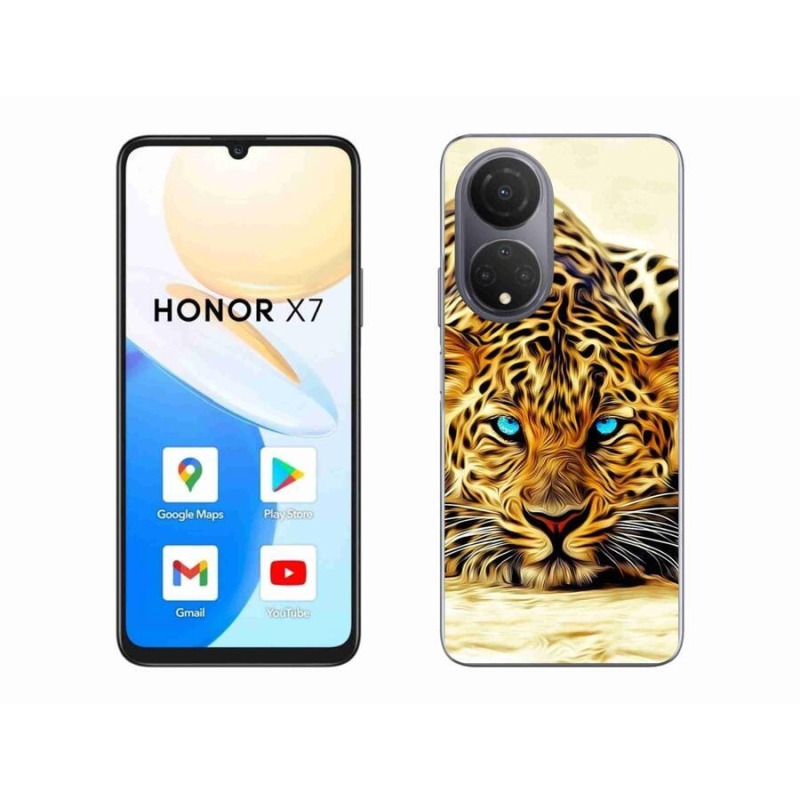 Gél borítás mmCase a Honor X7-hez - rajzfilm tigris