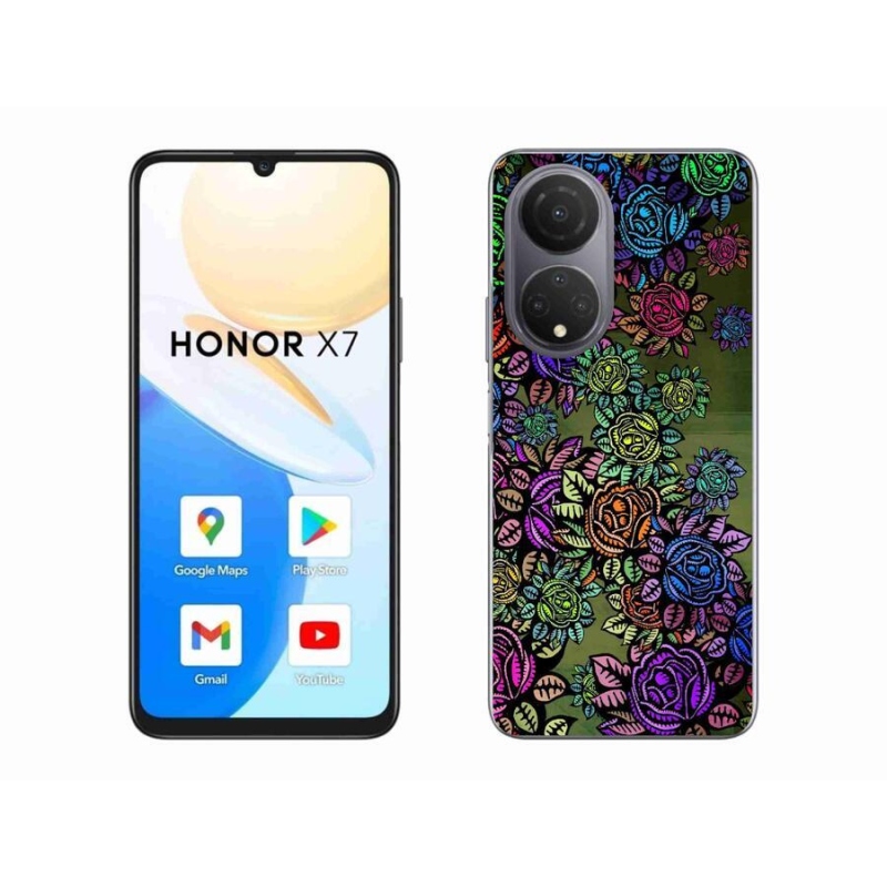 Zselés borítás mmCase a Honor X7-hez - virágok 6