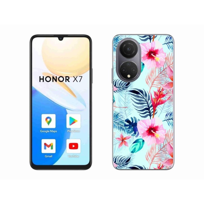 Zselés borítás mmCase a Honor X7-hez - virágok