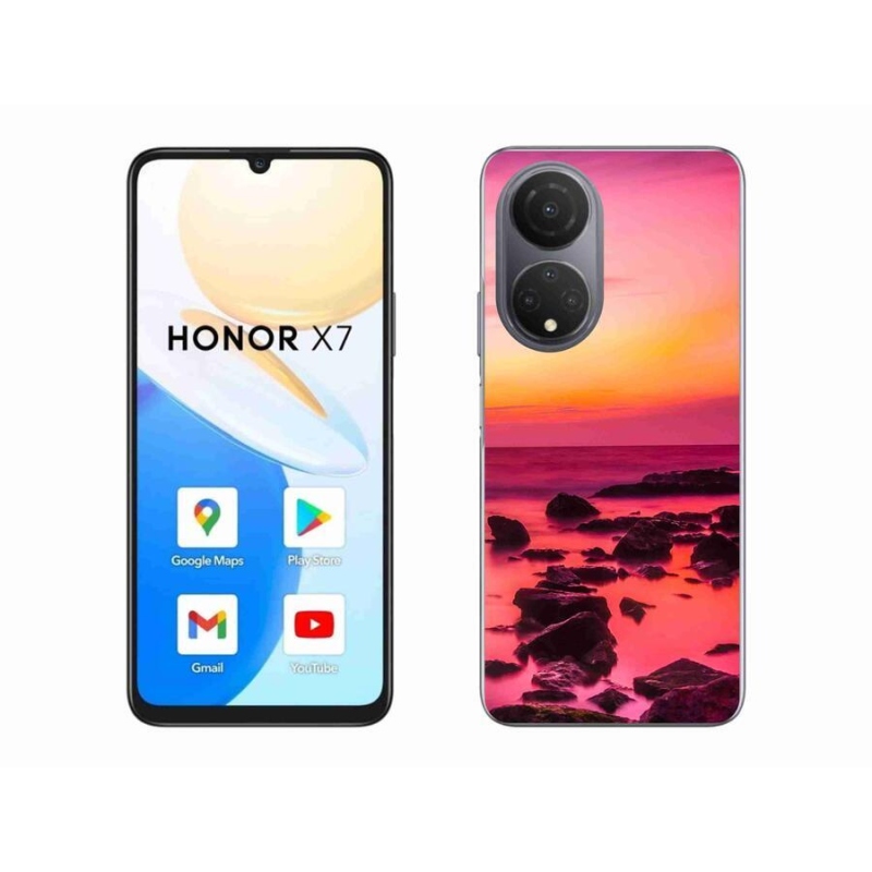 Zselés borítás mmCase a Honor X7-hez - tenger és ragyogás