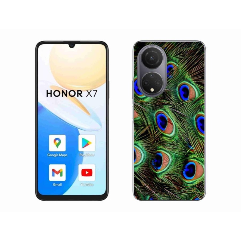 Zselés borítás mmCase a Honor X7-hez - pávatoll