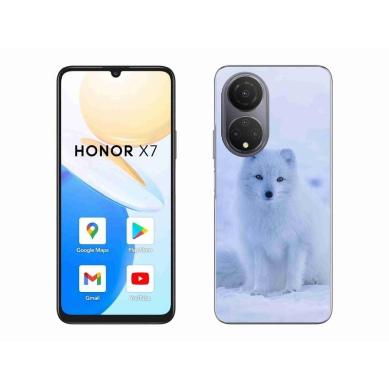 Zselés borítás mmCase a Honor X7 készülékhez - polár róka