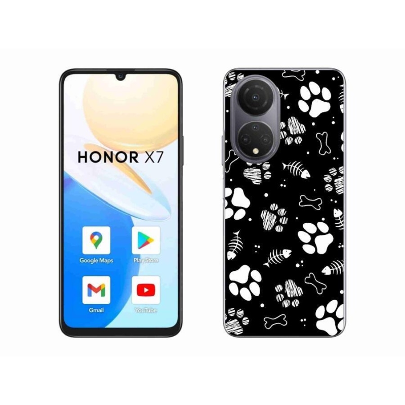 Gél borítás mmCase a Honor X7-hez - kutyamancsok