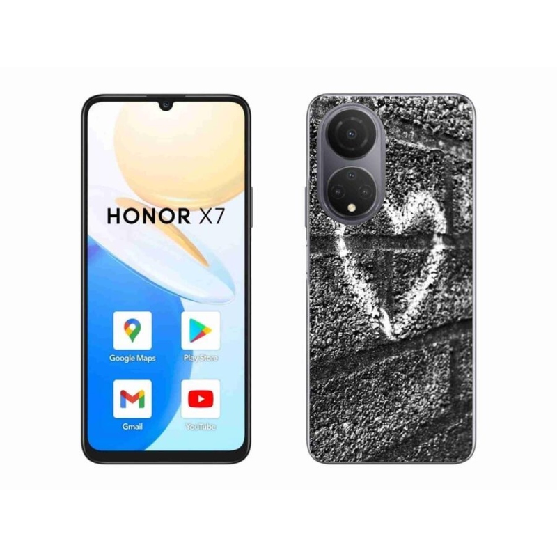 Zselés borítás mmCase a Honor X7-hez - szív a falon