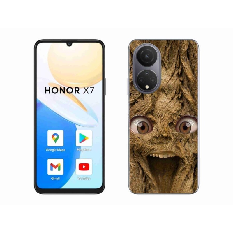 Gél borító mmCase a Honor X7-hez - boldog fa szemekkel