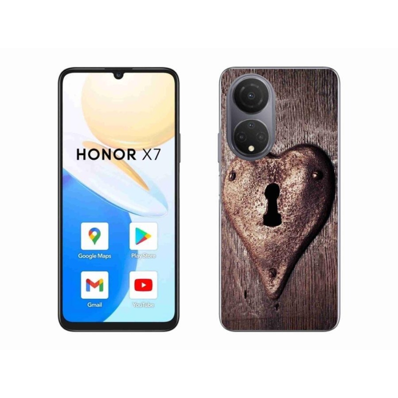 Gél borítás mmCase a Honor X7 készülékhez - szív alakú zár