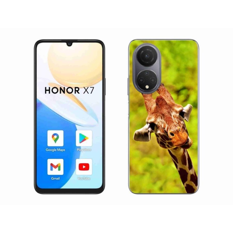 Zselés borítás mmCase a Honor X7-hez - zsiráf