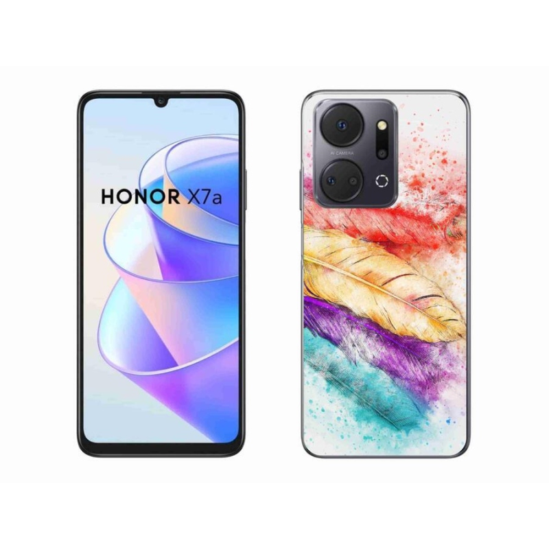 Zselés borítás mmCase a Honor X7a készülékhez - színes toll