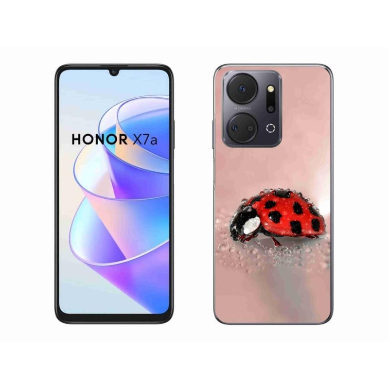 Zselés borítás mmCase a Honor X7a készülékhez - katicabogár