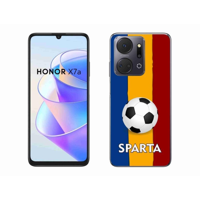 Zselés borítás mmCase a Honor X7a készülékhez - futball 1