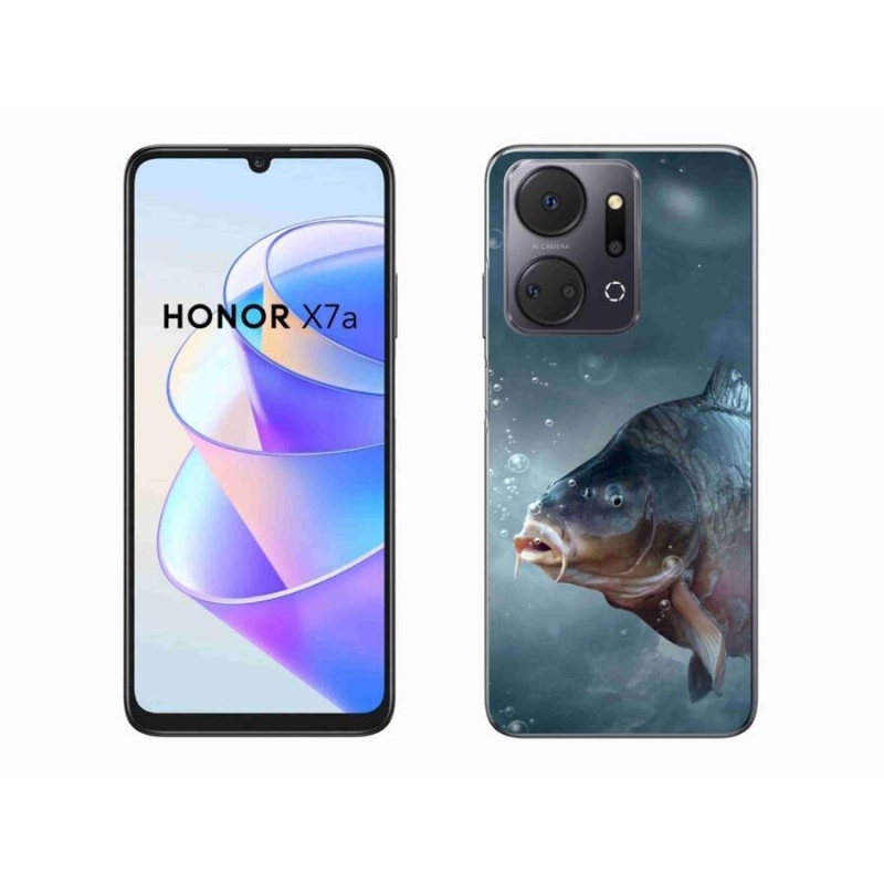 Zselés borítás mmCase a Honor X7a számára - ponty és buborékok