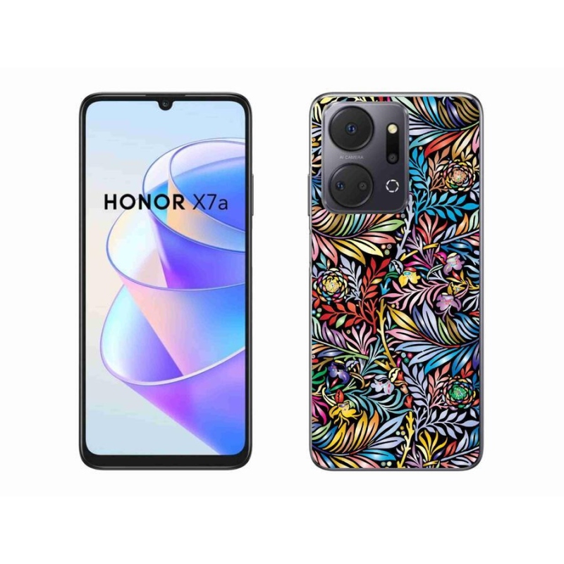 Zselés borítás mmCase a Honor X7a számára - virágok 5