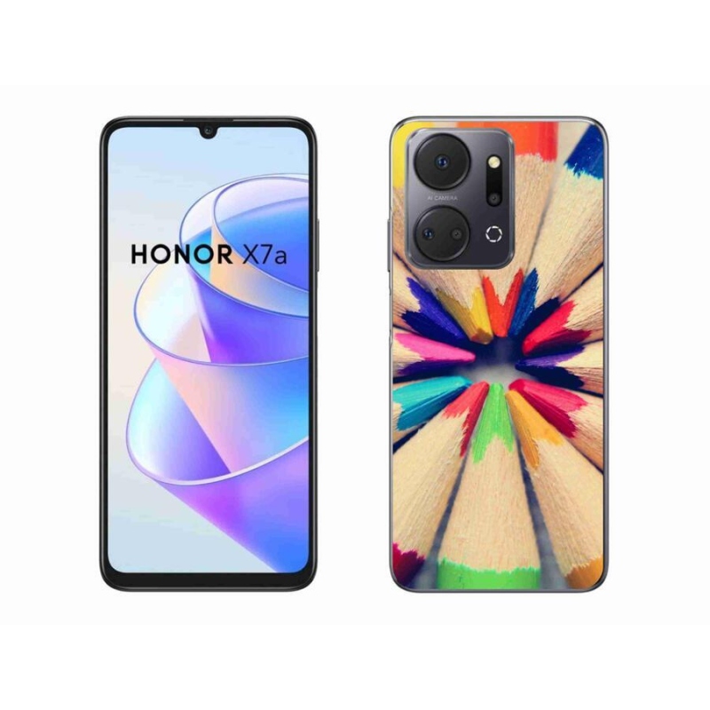 Zselés borító mmCase a Honor X7a készülékhez - zsírkréták