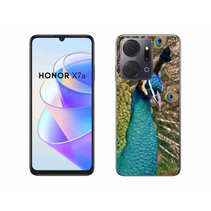 Zselés borítás mmCase a Honor X7a készülékhez - páva