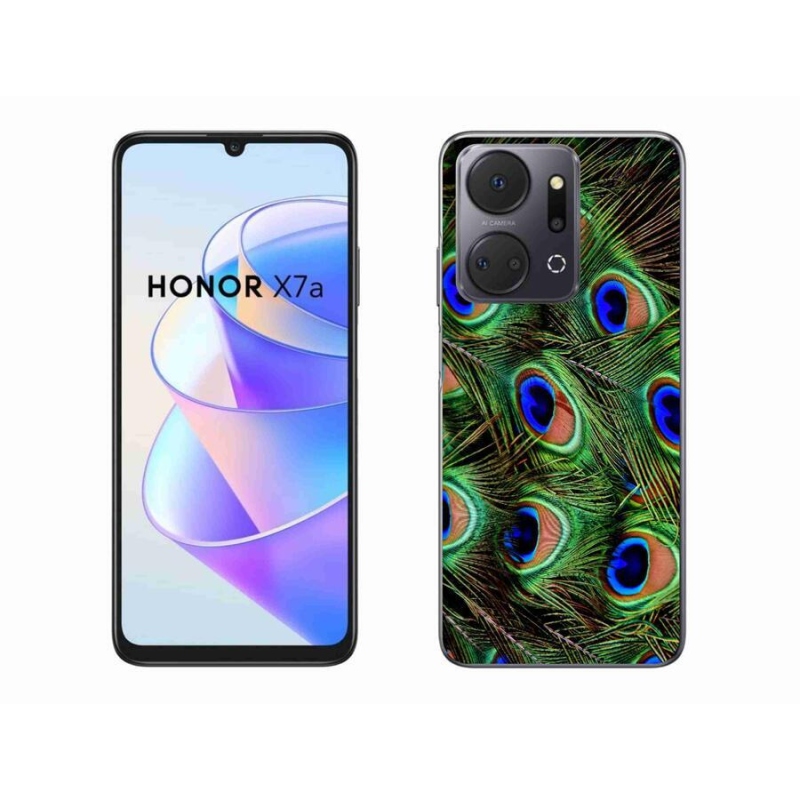 Zselés borítás mmCase a Honor X7a készülékhez - pávatoll