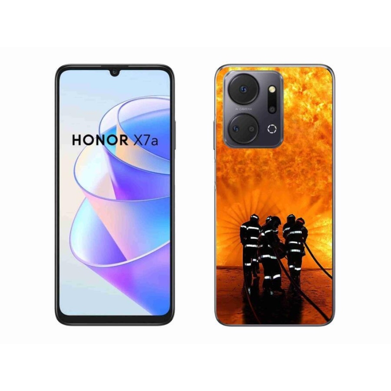 Zselés borítás mmCase a Honor X7a készülékhez - tűz